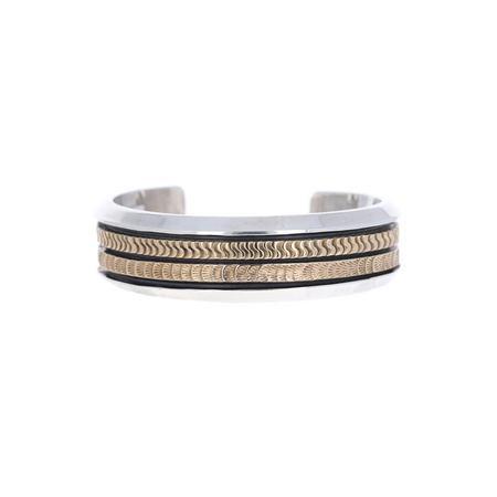 Silver and Gold Cuff