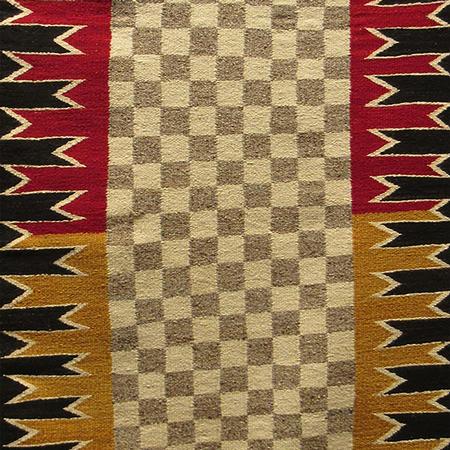 Ganado Double Saddle Blanket, circa 1950, 69