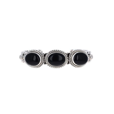 3 Black Onyx Cuff