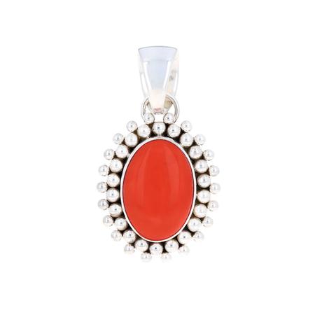 Small Coral Pendant