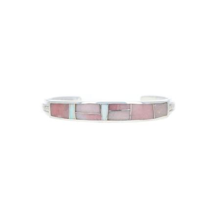 Make Me Blush Peruvian Opal Inlay Cuff