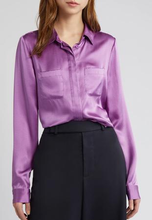 Slim Pocket Shirt in Orchid