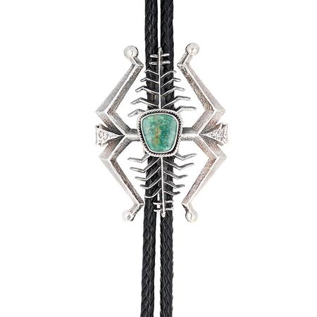 Tufa Cast with Turquoise Bolo Tie