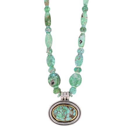 Carico Lake Beaded Necklace with Pendant