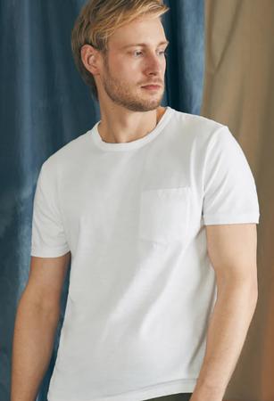 Sunwashed Pocket Tee - White