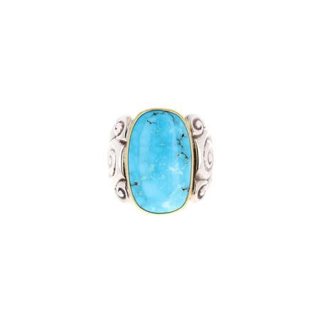 Candelaria Turquoise Mayan Ring