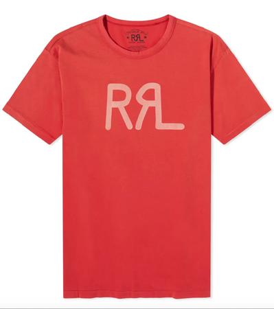 RRLRanch  Logo T-Shirt - Red 