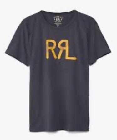 RRL Ranch Logo T-Shirt - Charcoal