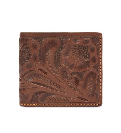 Embossed Leather Billfold