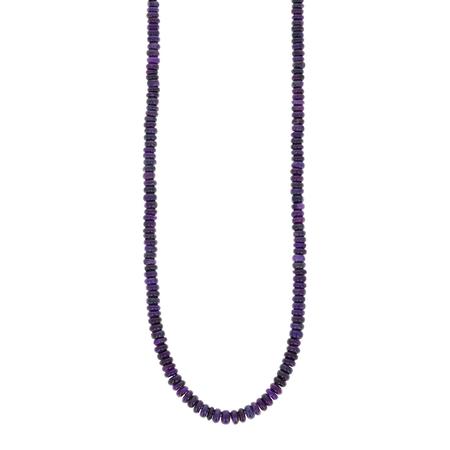 Sugilite Bead with 14kt Gold Necklace