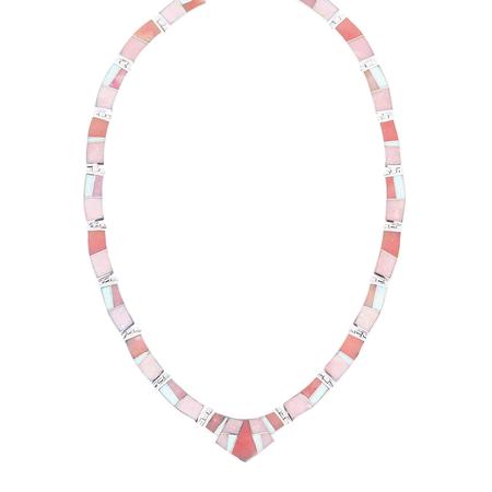 Make Me Blush Inlay Collar Necklace