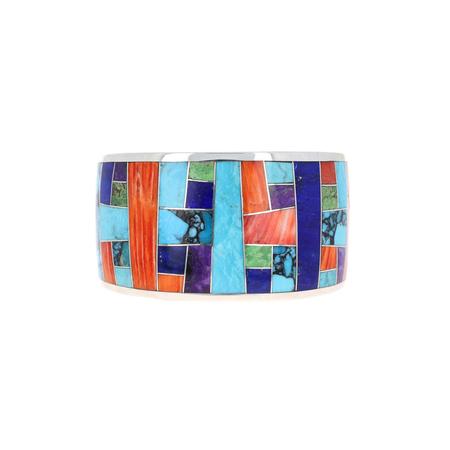 Indian Summer Multi Stone Inlay Cuff