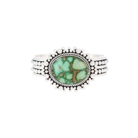 Emerald Valley Turquoise Dot Cuff