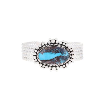 Bisbee Turquoise Twist Cuff