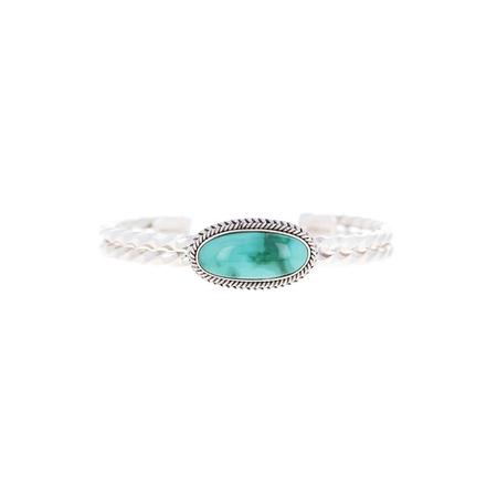 Variscite Turquoise Twist Cuff