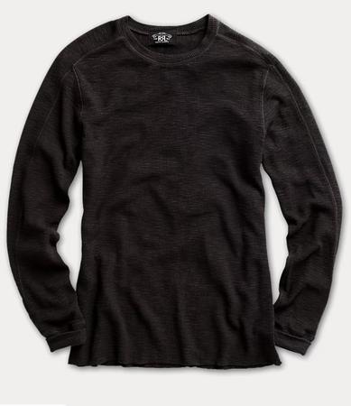 Long Sleeve Textured Cotton Shirt