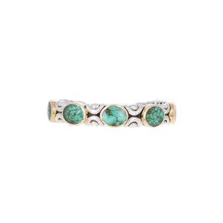 Number 8 Turquoise Cuff