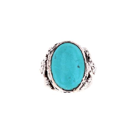 Large Turquoise Guadalupe Ring