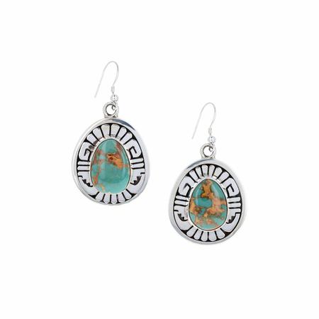 Royston Turquoise Dangle Earrings