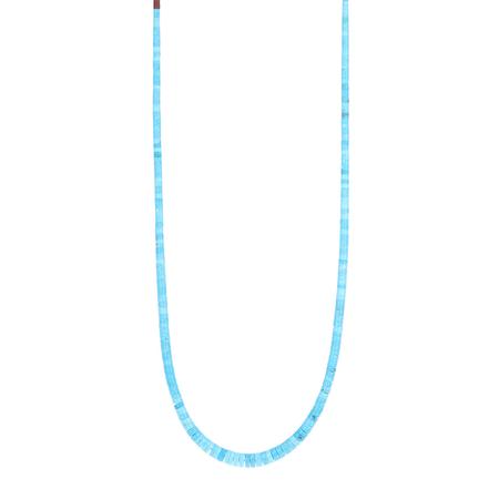 Turquoise Single Graduated Beaded Necklace