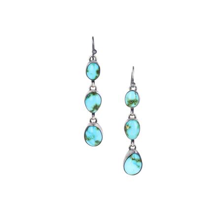 3 Sonoran Turquoise Dangle Earring