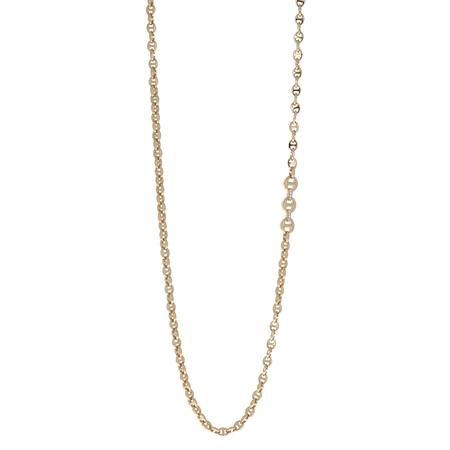 Gold Open Link Necklace