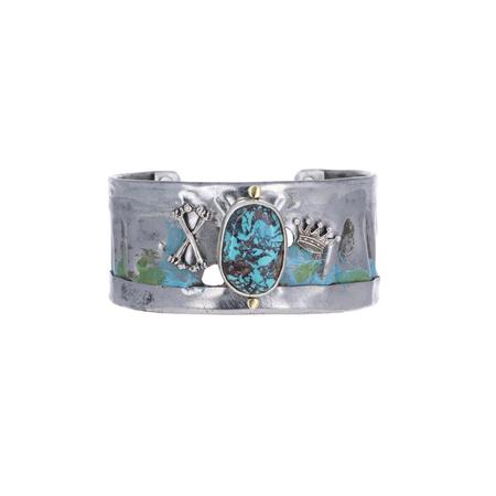 Turquoise TxLicense Plate Cuff