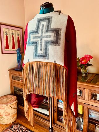 Fringed Cape with San Miguel Cross