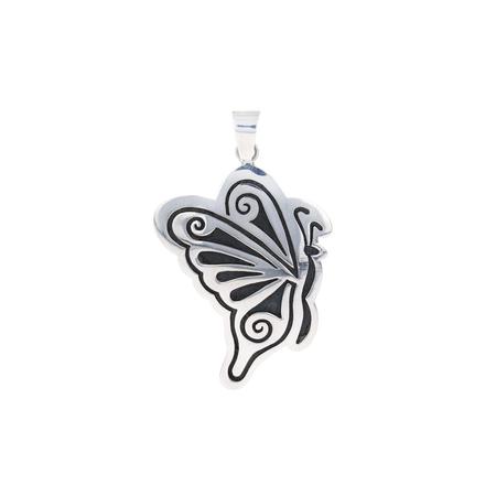 Silver Butterfly Pendant