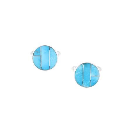 Turquoise Inlay Cufflinks