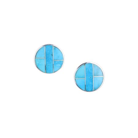 Turquoise Inlay Cuff Links