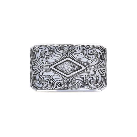 Rodeo Style Diamond Belt Buckle 