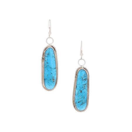 Kingman Turquoise Dangle Earrings