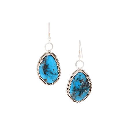 Kingman Turquoise Dangle Earrings