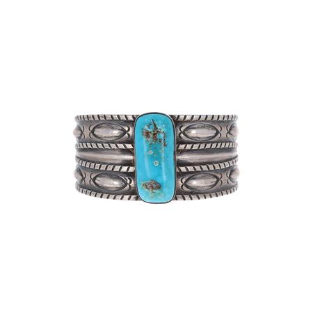 Blue Gem Turquoise Cuff