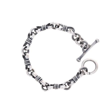 Silver Bowtie Link Bracelet