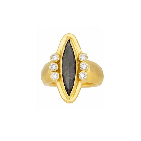 Marquise Diamond Gold Cocktail Ring