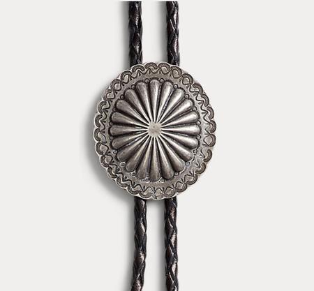 Braided Leather Bolo Tie