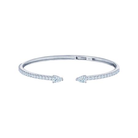 Duet Pear Open Bracelet