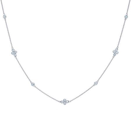 Diamond Quad String Necklace 