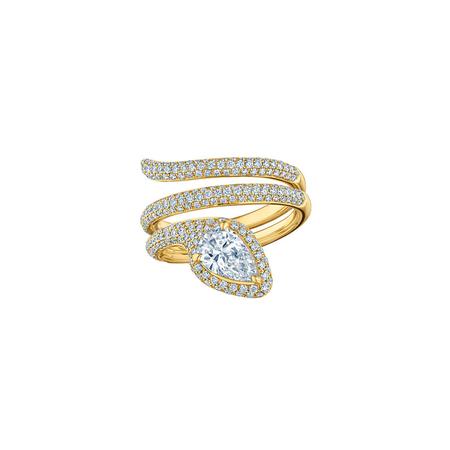 Diamond Snake Ring