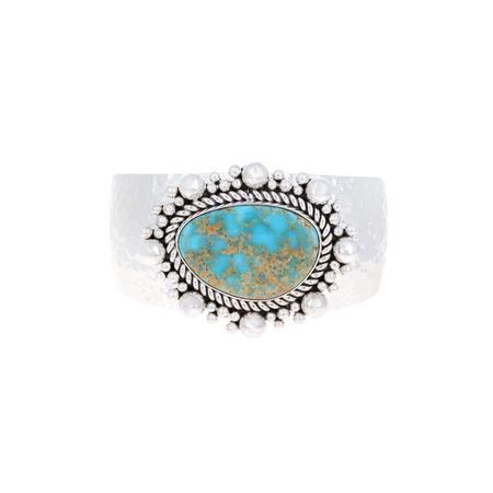 Royston Turquoise Hammered Cuff