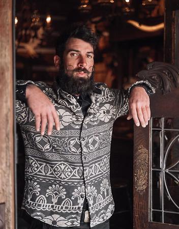 Patterned Jacquard Workshirt