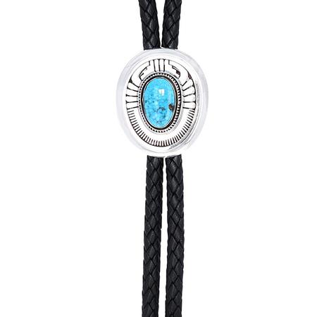 Kingman Turquoise Bolo Tie