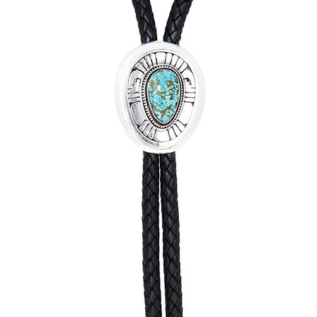 Number 8 Turquoise Ketoh Bolo Tie