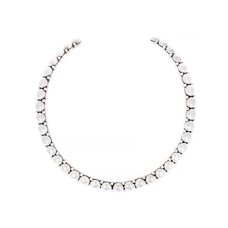 Silver Large Dot Collar