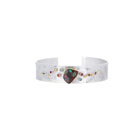 Boulder Opal Gemstone Cuff