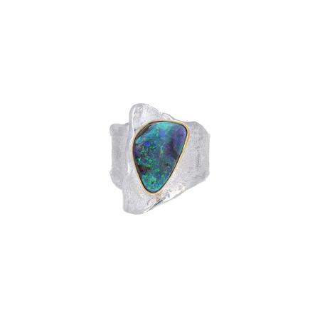 Boulder Opal Ring