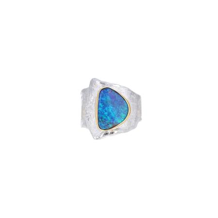 Boulder Opal Ring