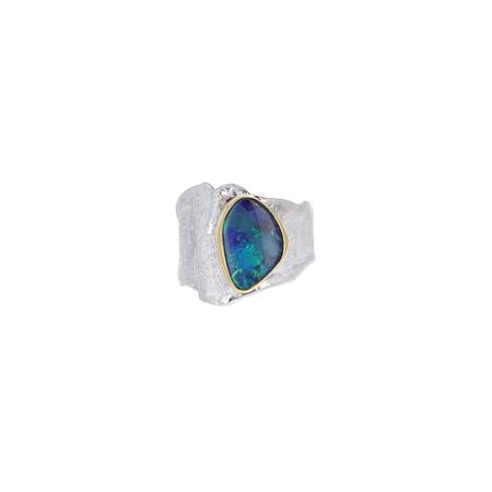 Boulder Opal Ring